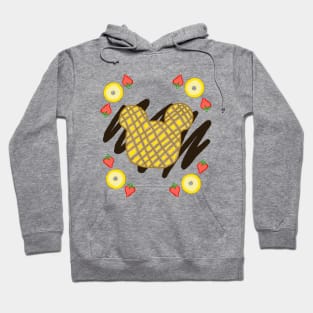 Bear shaped waffle Hoodie